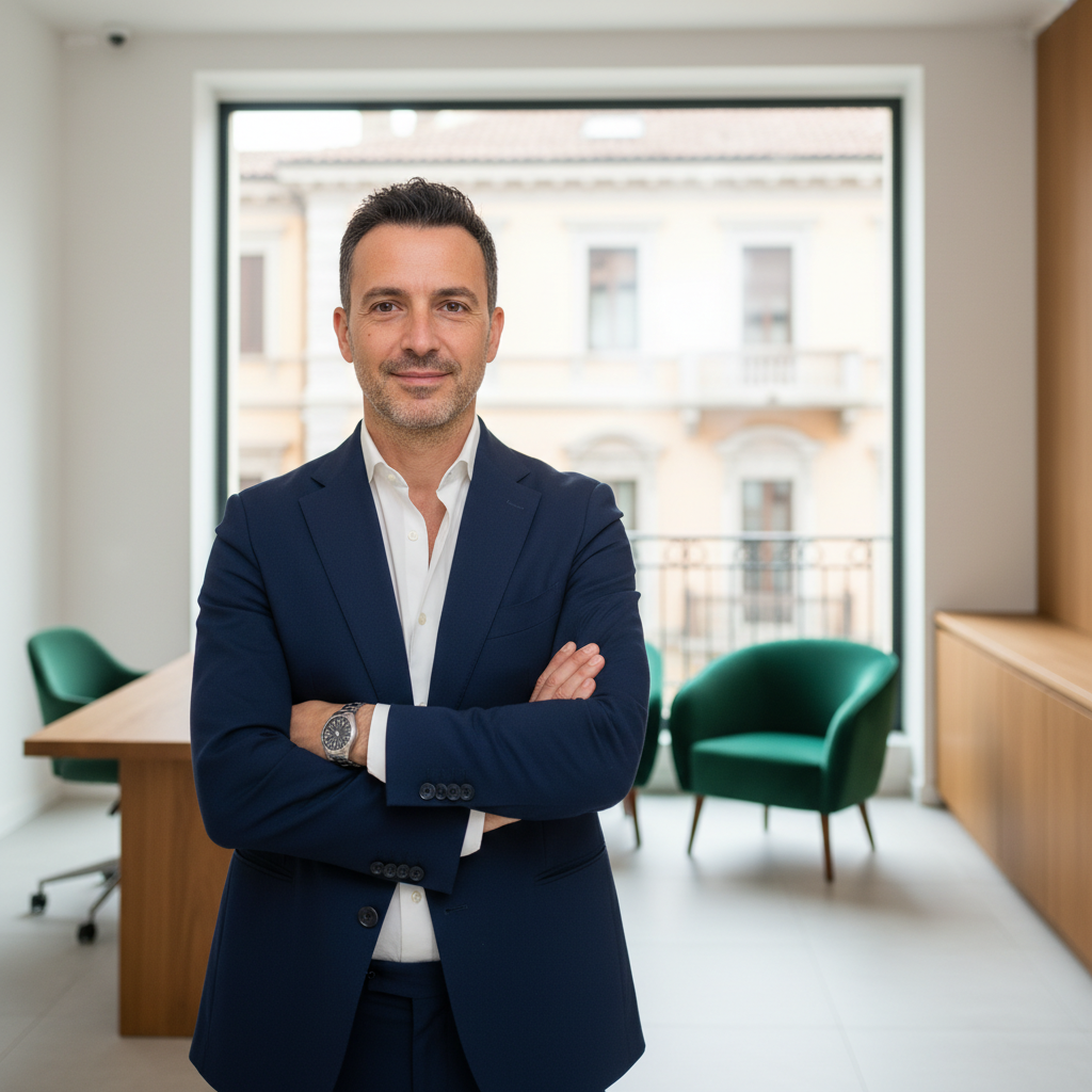 Titolare di un'agenzia immobiliare italiana